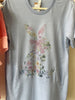 Floral Bunny Graphic T-Shirt