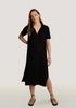 The Carey Black Rib Dress