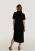 The Carey Black Rib Dress