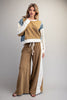 Olive Block print Sweats