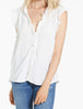 Dear John ruffle sleeveless top