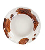 Cowhide Melamine Serving Bowl