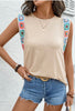 Sleeveless Top with Crochet Detailing