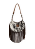 Cowhide Nellie Fringe Bag