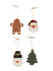 Card Beaded Christmas Ornament - 4 Options