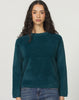Fuzzy fun teal top