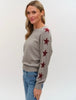 Maddy star Graphic Sleeve Sweater