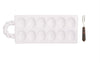Ceramic Twisted Deviled Egg Set