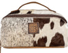 Elise cowhide makeup bag