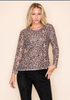 Mesh Leopard Top
