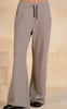Gray Wide Leg Sweatpants