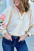 Floral Embroidery Blouse