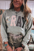 Patchwork "Pray" Sweatshirt