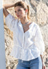 Tara White Blouse