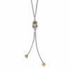 Interlock Harmony Two Tone Lariat
