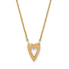 Just B Reversible Heart Necklace