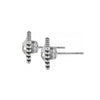 Sparkle Square Mini Post Earrings