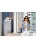 Denim Lace Jacket with Floral Embroidery