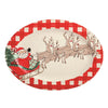 Santa Sleigh Platter