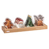 Christmas Glass Tidbit Plates-4 styles
