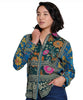 Woven Printed Button up
