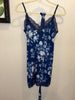 Navy Floral Robe Set