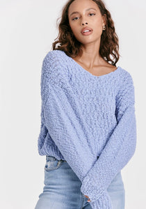 Corn flower blue sweater