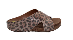Leopard sandal