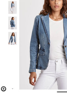 Denim blazer