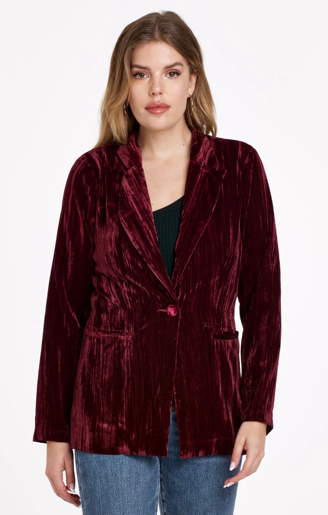 Velvet blazer