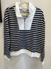 Tru Luxe Polo Zip up Long Sleeve Pullover