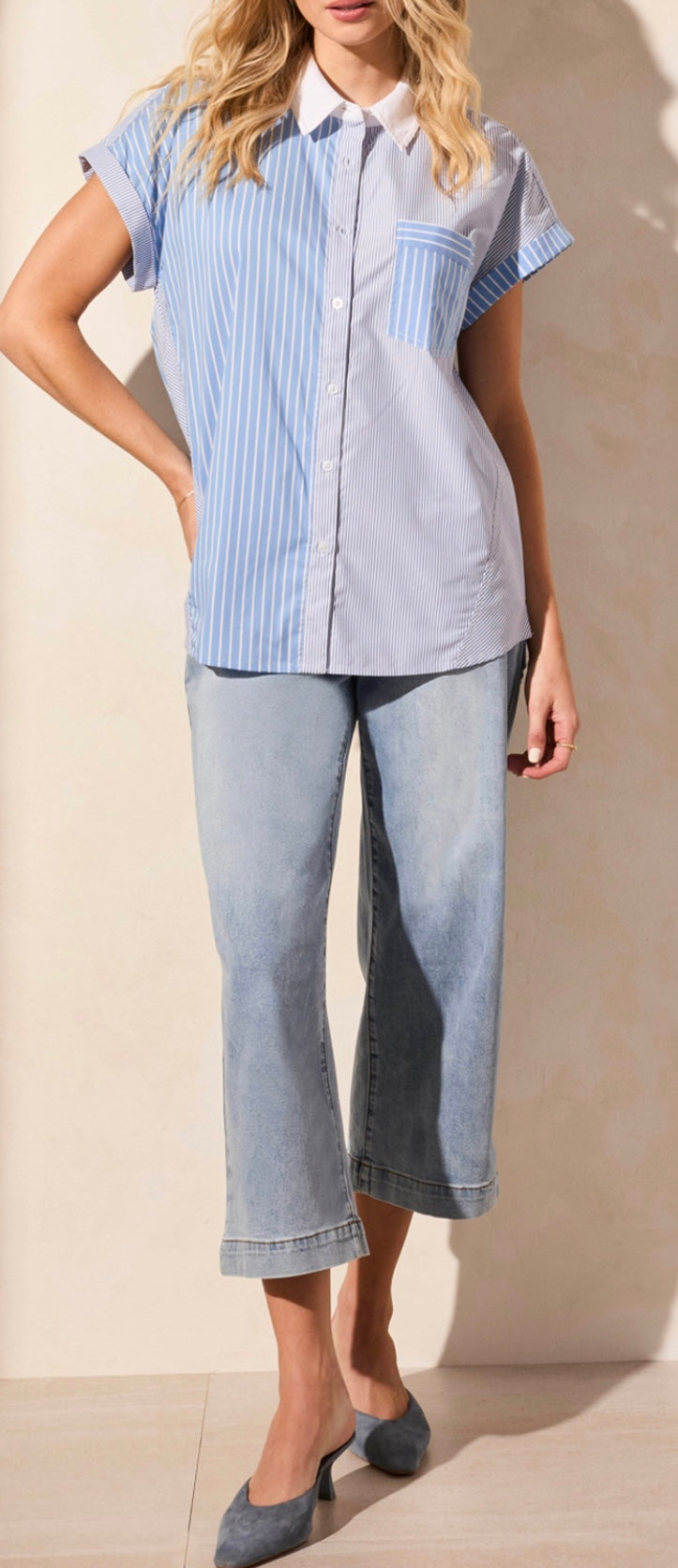 Multi Stripe Blouse