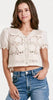 Crochet cropped top