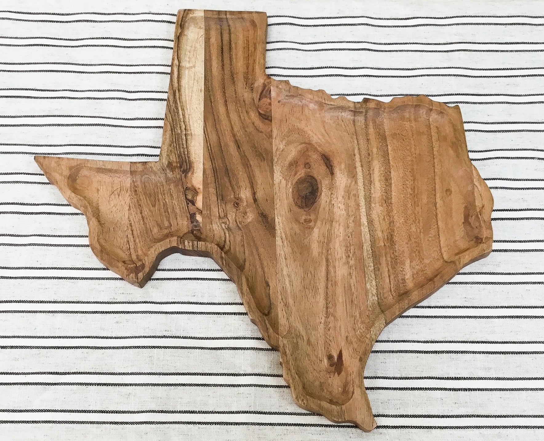 Acacia Wood Texas Cutting Board/Tray
