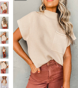Loose Pocket Sweater