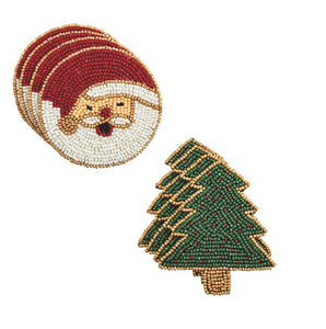 Beaded Coaster Set - 2 Styles