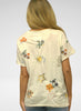 Relaxed Fit Embroidery Slub Tee