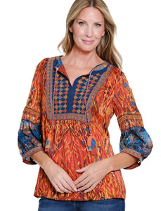 Boho top with sparkle