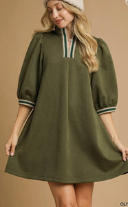 Green Knit Dress
