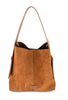 Large Suede Hobo Bag