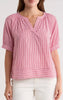 Striped Red Blouse