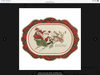 Mudpie Christmas Tartan Platter