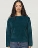 Fuzzy fun teal top