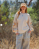 Quilted Heather Gray Top
