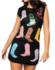 Queen of sparkles  boot dress