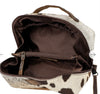 Elise cowhide makeup bag