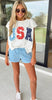 USA Cap Sleeve Tee