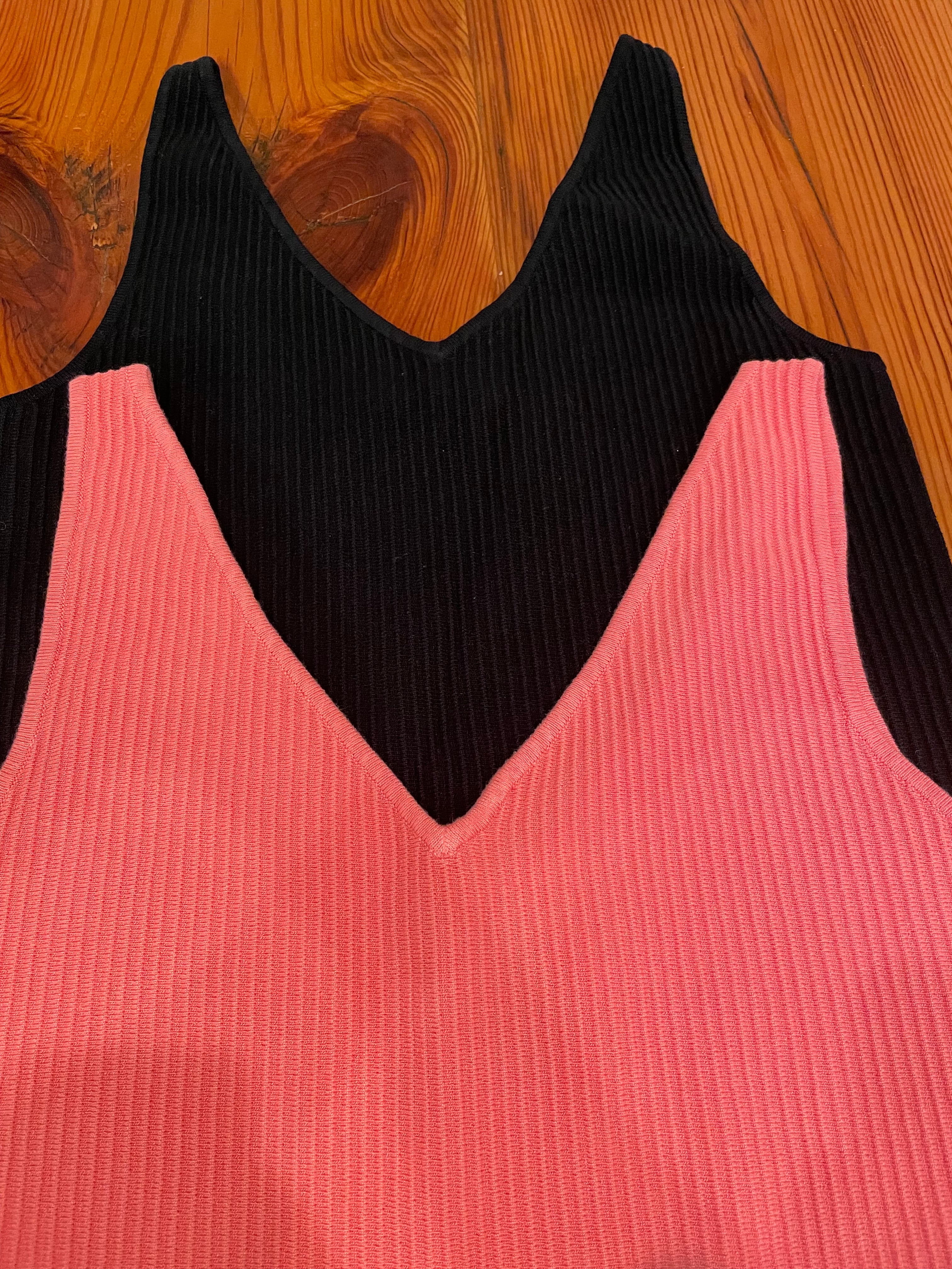 V-Neck Front and Back Tank 2 Colors