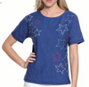 Navy Star Tee