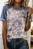camo and denim T